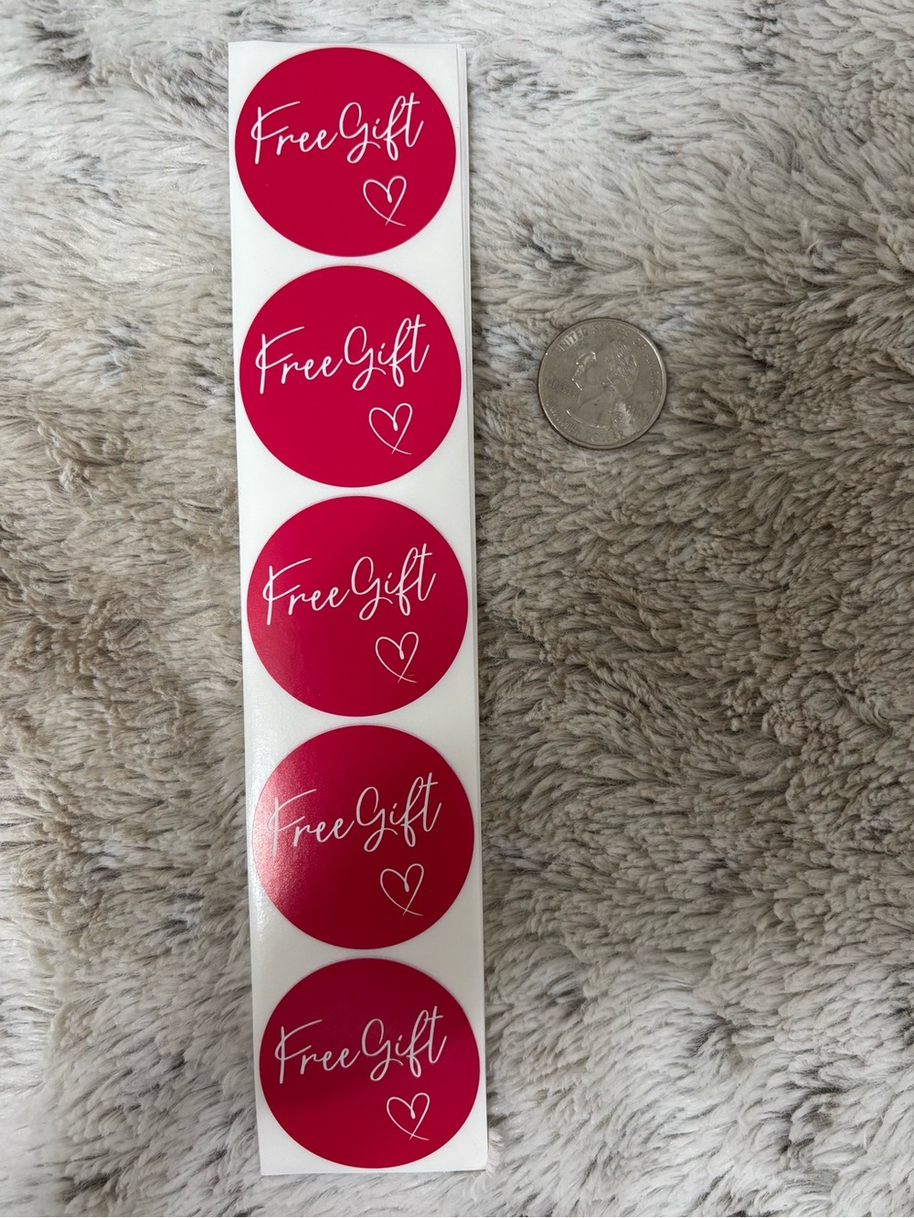 ❤️ Free gift stickers- pink
